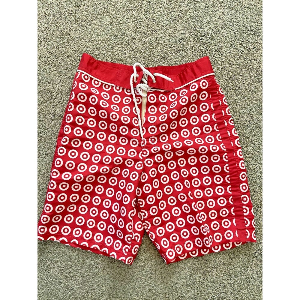 Target Bullseye Logo Board Shorts Size 32 Rare Promotional Employee Item